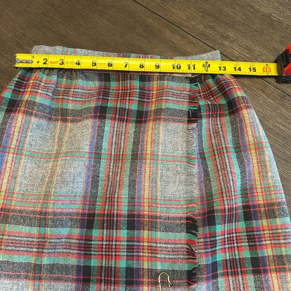 Elegant Plaid‎ Midi Skirt - Multicolor